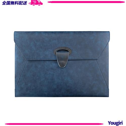 ◆商品名：VANRA 書類ケース PUレザー A4サイズ ファイルフォルダー 2ポケット 持ち運び簡単 ドキュメントファイル ケース 磁気スナップ付き 防水