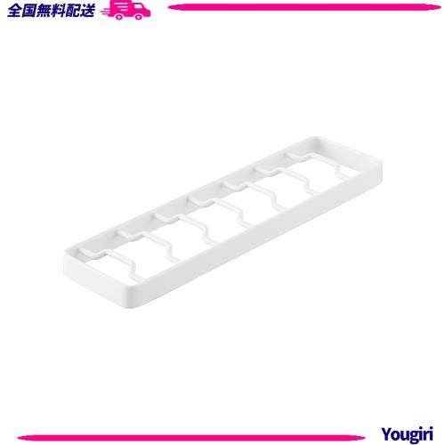 ◆商品名：山崎実業(Yamazaki) お椀スタンド S ホワイト W32×D8.6×H2.2cm タワー tower 立てて収納 引き出し・食器棚収納 1371
