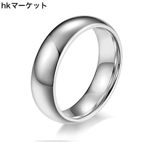 ◆商品名：[Rockyu] ブランド 人気 レディースペアリング タングステン シンプル シルバー リング 17号 鏡面加工 金属感 平打ち「Rockyu」はトレンド×クラッシック、伝統×革新性を融合