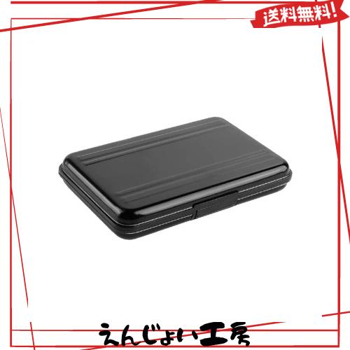 ◆商品名：YFFSFDC マイクロ SDカード 収納 16枚 アルミ メモリー カードケース 両面 収納 タイプ SDカード収納ケース 防塵 防水 防震 ブラック