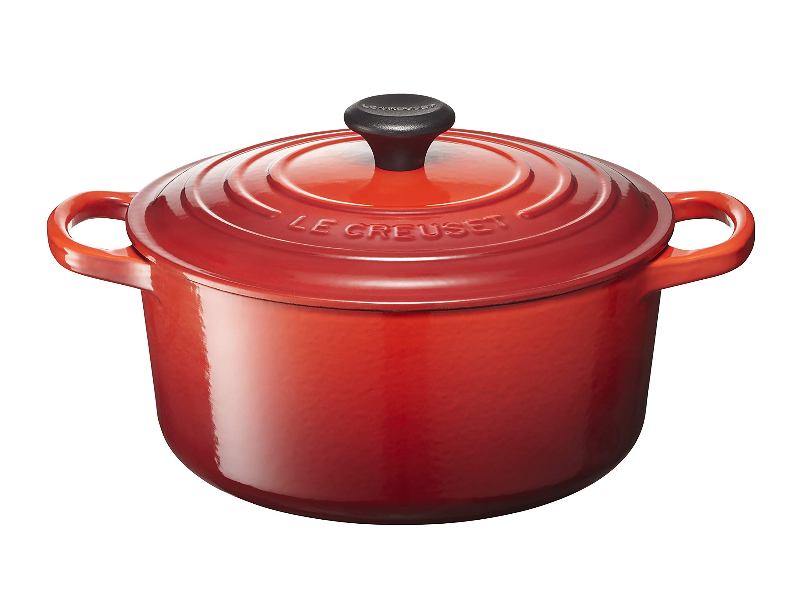 ル・クルーゼ(Le Creuset) 鋳物 ホーロー 鍋 シグニチャー ココット・ロンド 22 cm チェリーレッド ガス IH オーブン 対応 【日本正規販