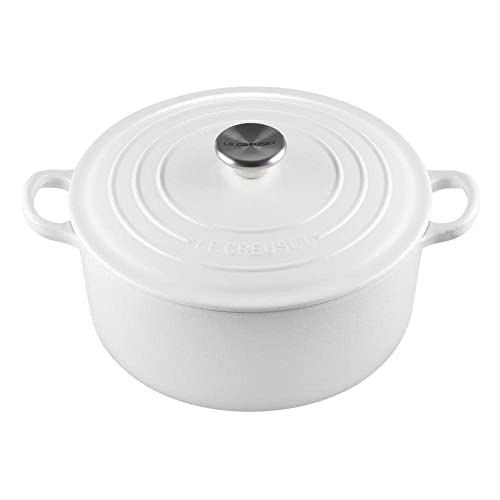 ル・クルーゼ(Le Creuset) 鋳物 ホーロー 鍋 ココット・ロンド 24 cm コットン ガス IH オーブン 対応 【日本正規販売品