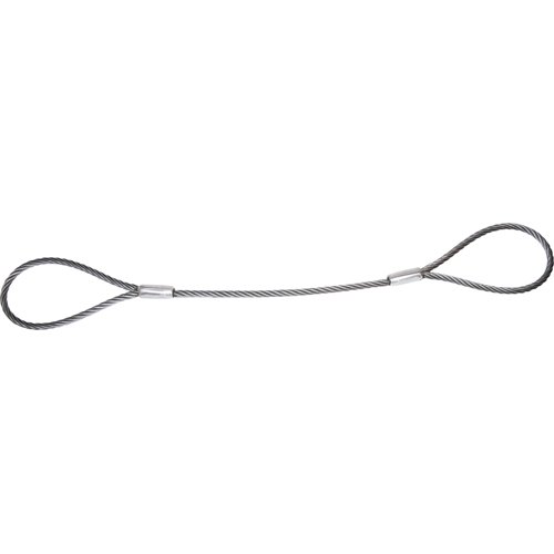 ◆商品名：TRUSCO(トラスコ) ワイヤーロープスリング Aタイプ アルミロック 12mm×2.5m TWAL-12S2.5
