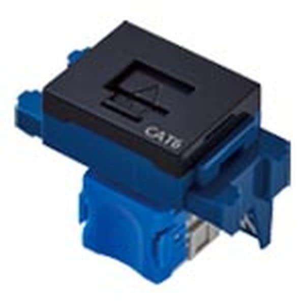 ◆商品名：パナソニック(Panasonic) ぐっとすシリーズ情報モジュラジャック CAT6 埋込型 ブラック NR3170B
