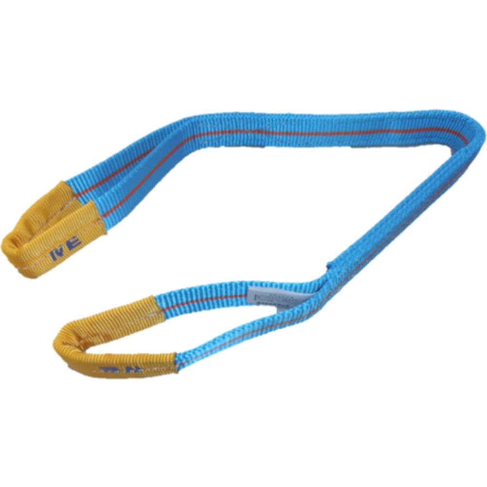 ◆商品名：テザック(Tesac) ブルースリング JIS4等級・両端アイ形 幅35mm×長さ1m