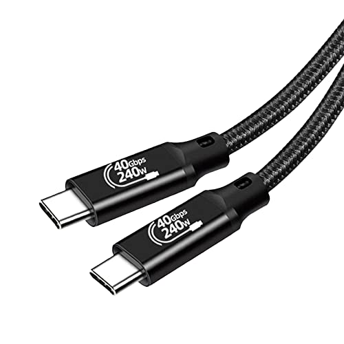 ◆商品名：Thunderbolt 4 ケーブル (1.5m, ブラック) Popolier USB4対応 [240W出力 / 40Gbps高速データ転送 /8K@60Hz 映像出力 ] サンダーボルト