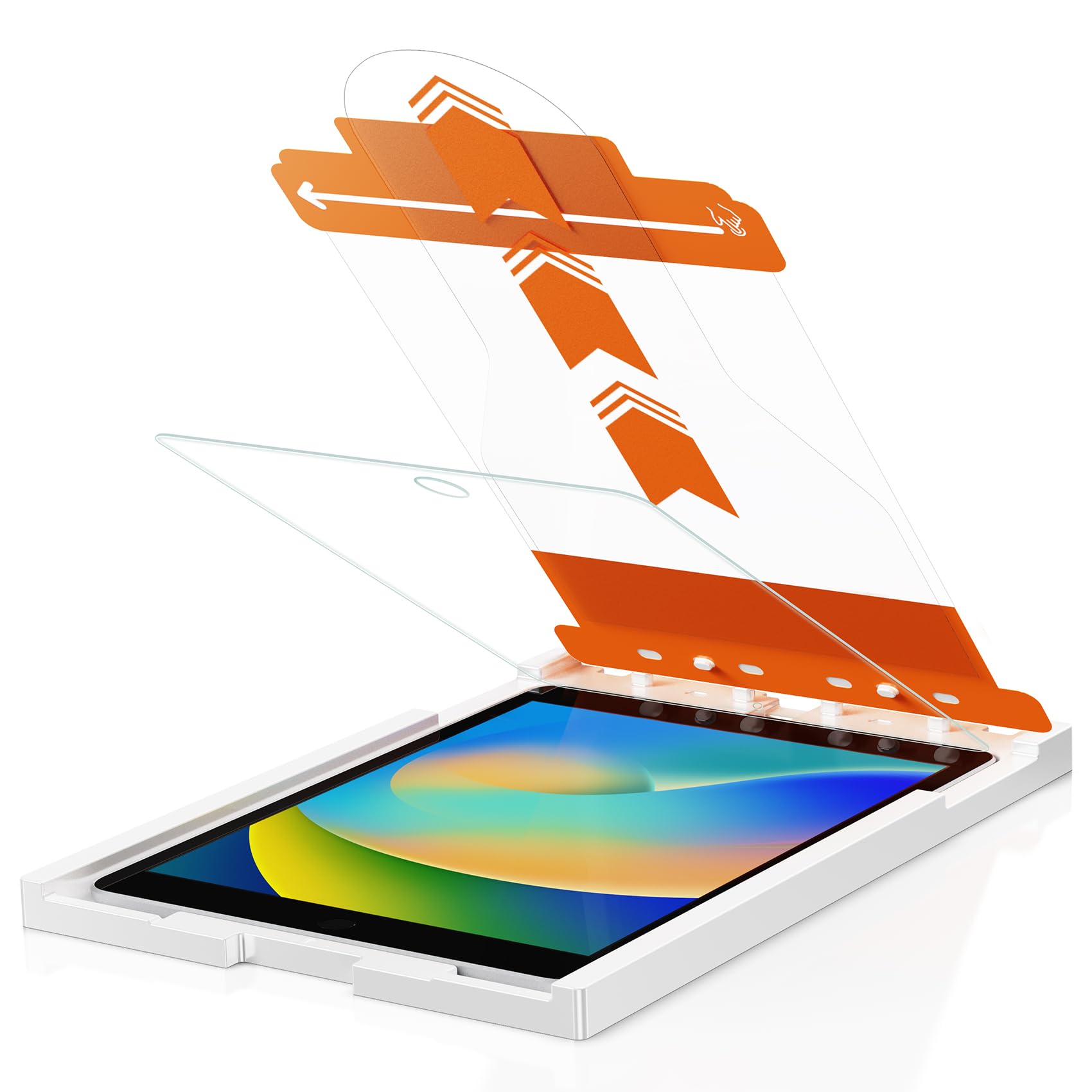 ◆商品名：NIMASO 自動除塵 ガラスフィルム i Pad 10.2 用 i Pad 9世代 / 8世代 / 7世代 専用 気泡ゼロ 失敗なし 貼り付け簡単 強化 ガラス 保護 フイ