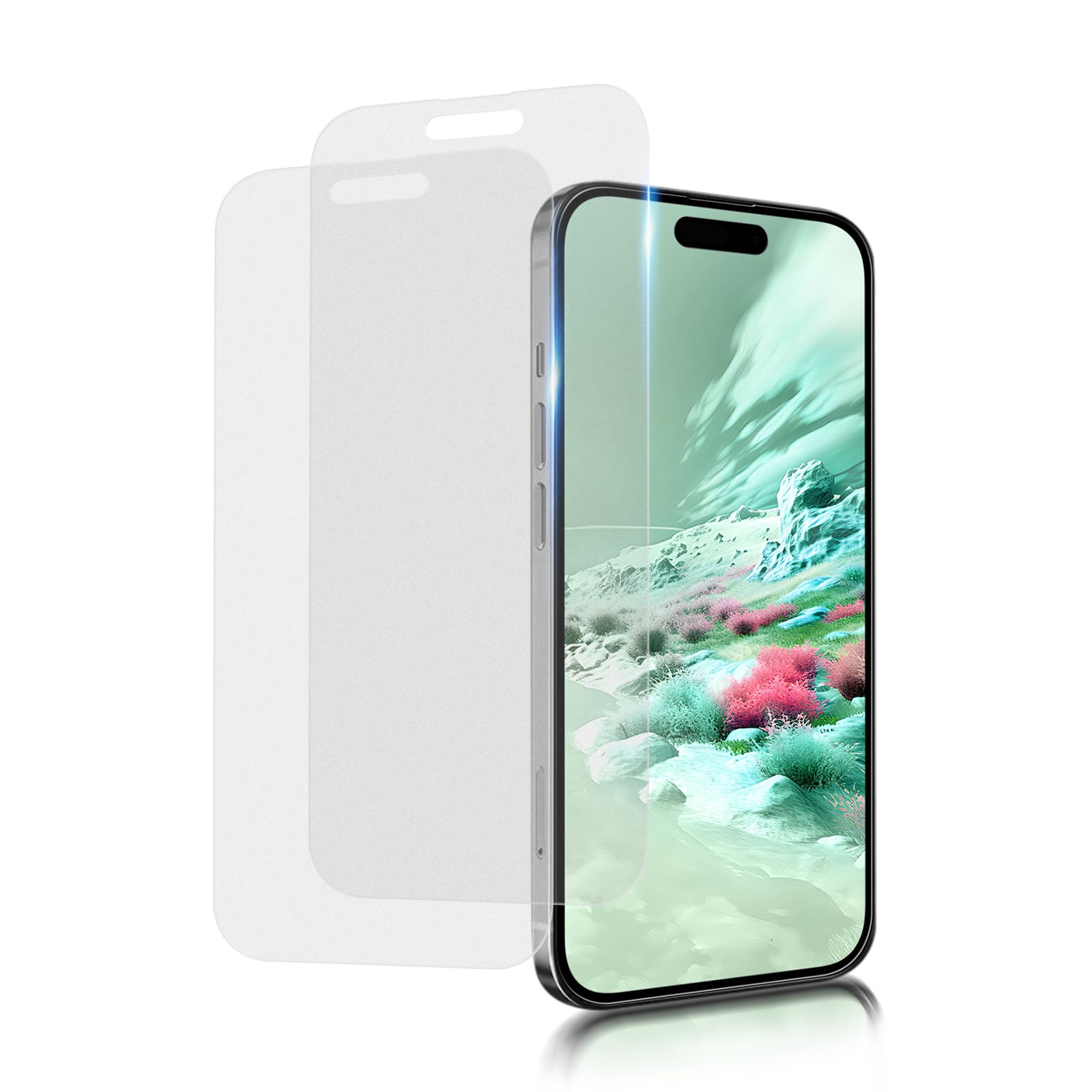 ◆商品名：DXQ 用の i Phone15Pro ガラスフィルム サラサラ いPhone15pro 用フィルム さらさら アイホン15プロ用 ガラス ゲームに最適 アイフォン15