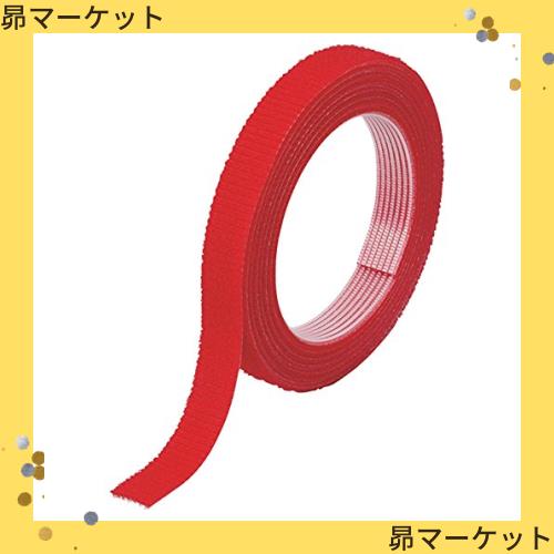 ◆商品名：TRUSCO(トラスコ) マジックバンド結束テープ 両面 20mm×10m 赤 MKT-20100-R
