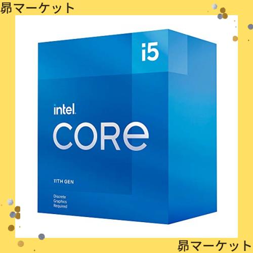 インテル CPU BX8070811400F シール付き Corei5-11400F 6コア 2.60 GHz LGA1200 5xxChipset 65W 【日本正規流通品】