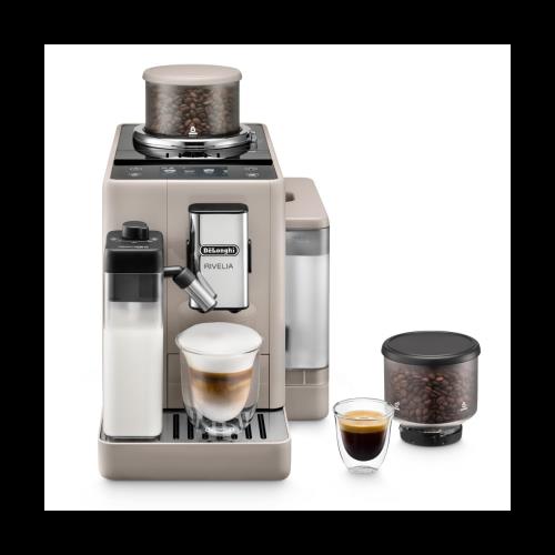 デロンギ 全自動コーヒーマシン リヴェリア エスプレッソマシン 【デロンギファミリー登録で3年保証】 自動ミルクフロッサー 豆ホッパー