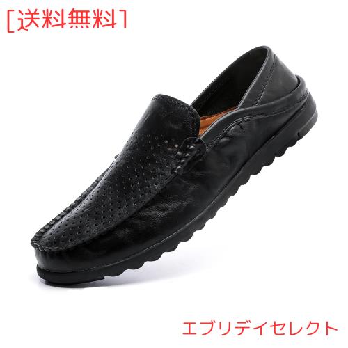 ◆商品名：[サニー ホリデイ] メンズ ドライビングシューズ 軽量 スリッポンシューズ ２種履き方 クラシック 職場用 モカシン 靴 (JP260(26.0CM),