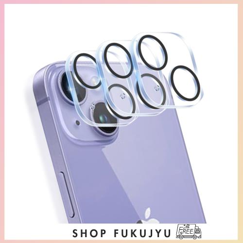 ◆商品名：JCJCLY【3枚セット】 i Phone 14 Plus/i Phone 14 カメラフィルム レンズ 保護 フィルム カバー 全面保護 強化ガラス 硬度9H 耐衝撃 キズ防