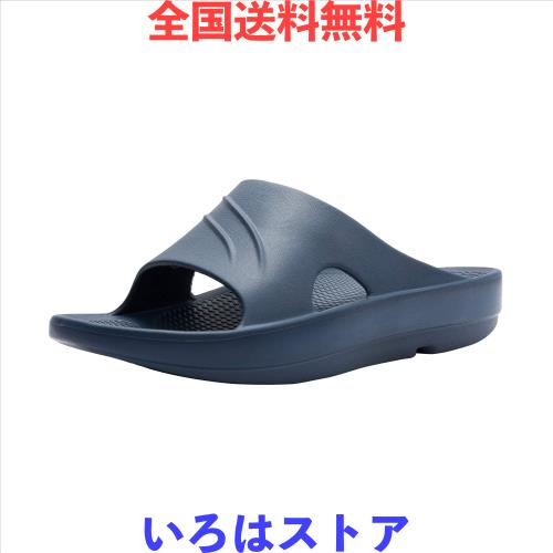 ◆商品名：[KUROO] スリッパ サンダル リカバリーサンダル 厚底 男女兼用, ネイビー 26.0~27.5 cm