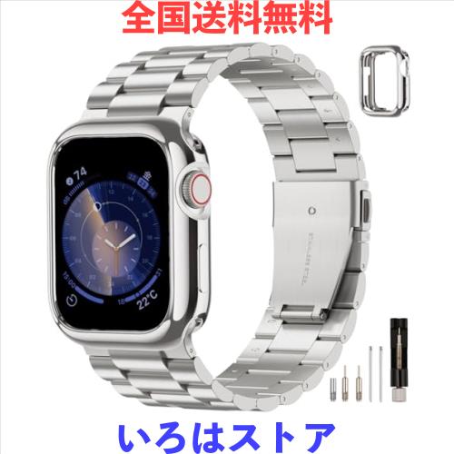 ◆商品名：コンパチブル アップルウォッチ バンド 46mm 45mm 44mm 42mm 41mm 40mm 38mm ステンレス 男女兼用 コンパチブル apple watch バンド メン