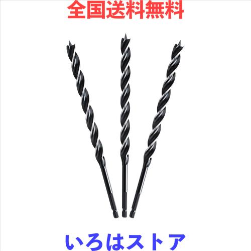 ◆商品名：木工用ドリルビット 六角軸 F型（ビット径6mm-32mm）ショート,電動工具,全長230-600mm,木工用 穴あけドリル オーガードリルビット (12x23
