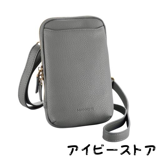 ◆商品名：エレコム スマホショルダー スマホポーチ MAPOCHE Series 裏起毛 お財布一体型タイプ [お札/小銭/カード入れ付き］ [i Phone SE3 14 14Pro