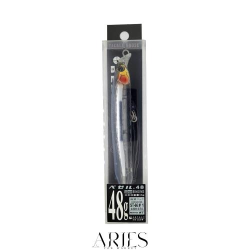 ◆商品名：タックルハウス(Tackle House) ジグミノー コンタクト ベゼル 120mm 48g NRセグロカタクチ #NR3 BEZEL.48 ルアー