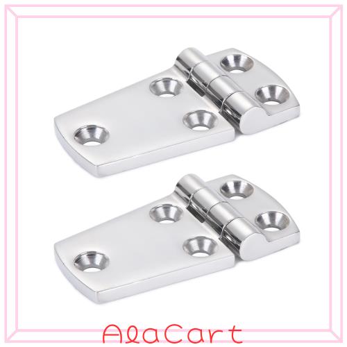 ◆商品名：Atibin ボート ステンレス製 ヒンジ ちょうつがい 金具 船 扉 ヒンジ 蝶番 ステンレス 船舶 ハッチ 丁番 マリン 屋外 38.4x71.2mm 5穴（2