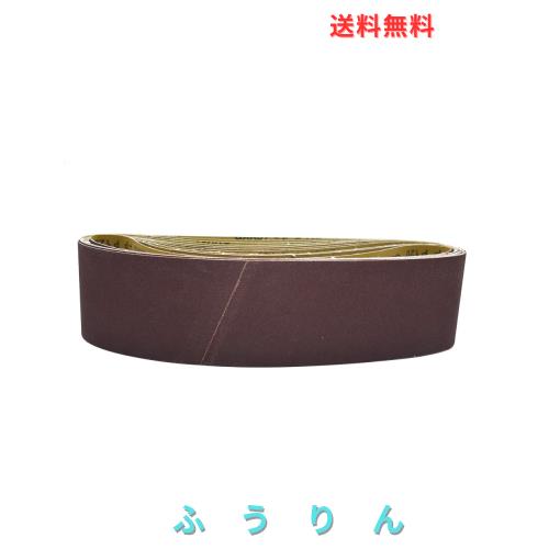 ◆商品名：ASENVER 研磨 ベルト 交換用 サンダー100mm 幅 915mm 粒度 40#~600# ペーパー 10枚 10枚 入り (#40)