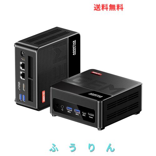 ◆商品名：AOOSTAR ミニPC ryzen7 8745HS 32G/1TB oculink 2x USB4 4画面出力 2x DDR5 2x PCEI4.0 SSD 8C/16T 最大5.1GHz