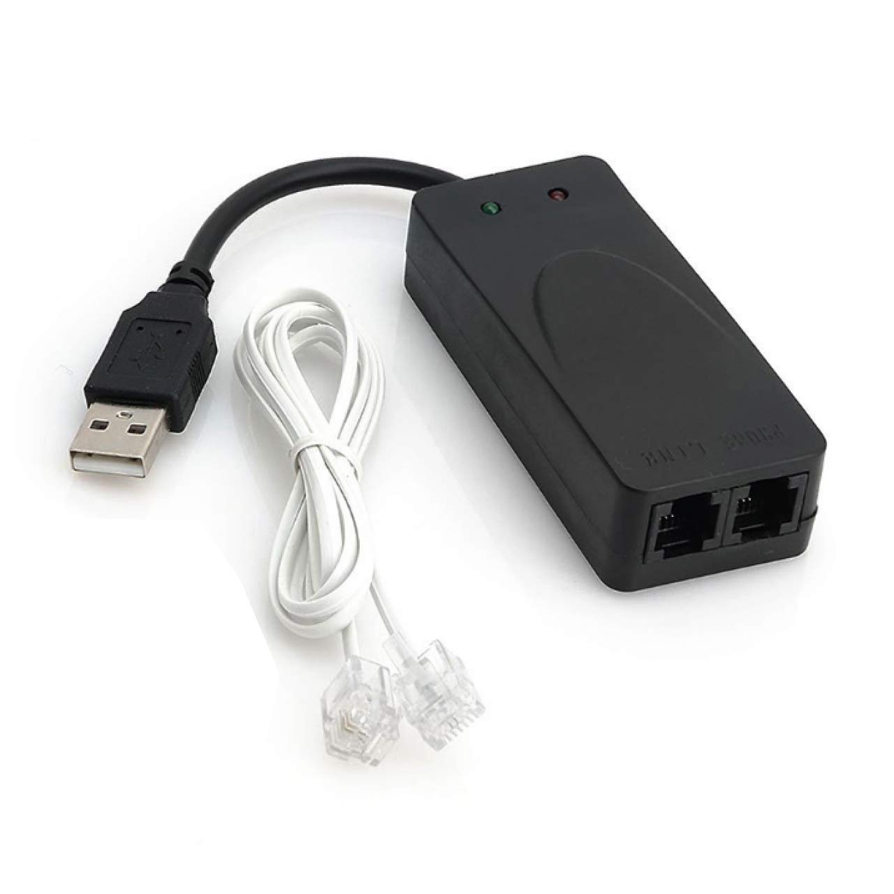 ◆商品名：ISICK USB ファックス モデム アナログ デュアルポート Conexant93010 External 56K V.92 V.90 USB2.0 IN/OUT端子 付き