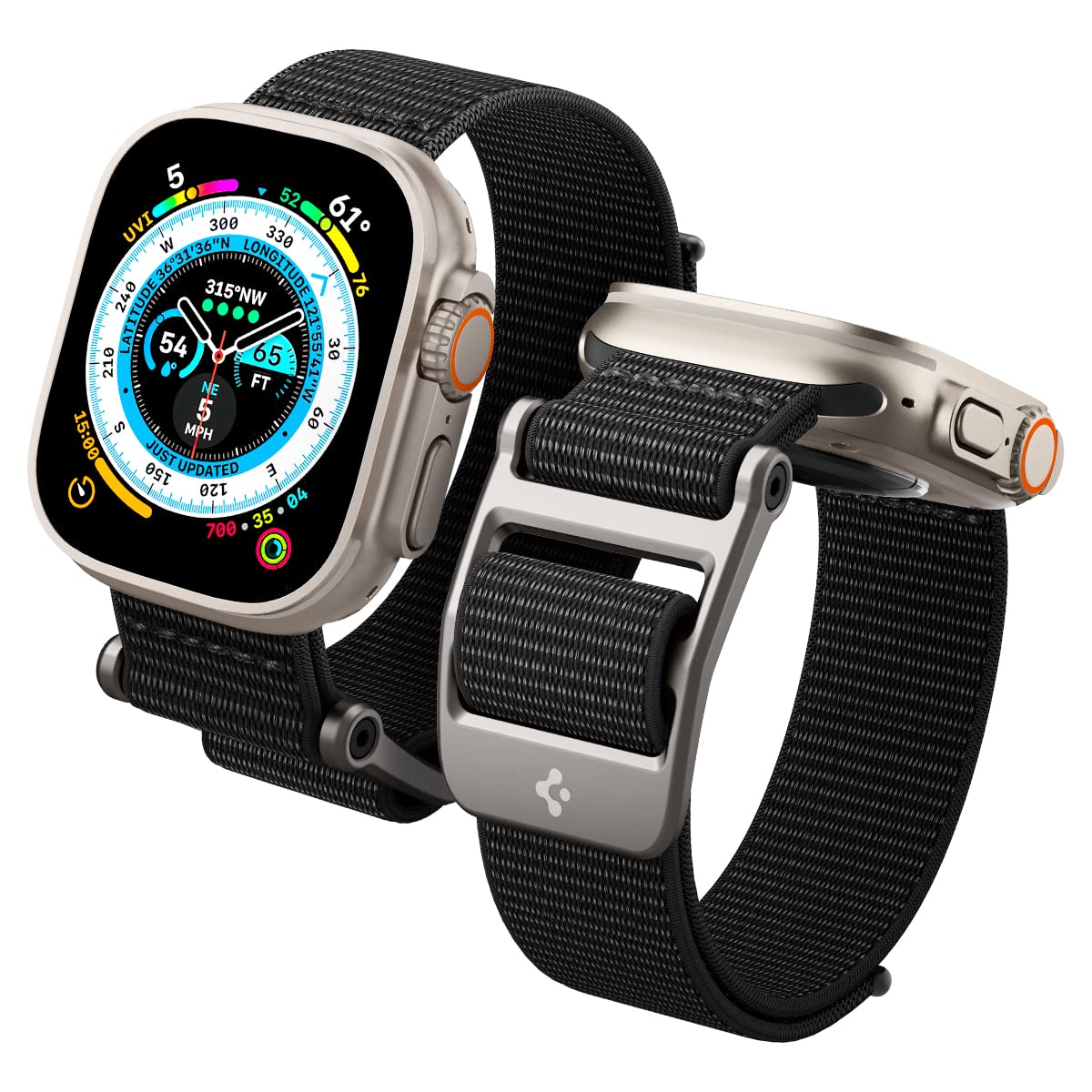 ◆商品名：Apple Watch Ultra 2/1 49mm / Apple Watch 10 46mm バンド Series 9/8/7/6/5/4/SE 45mm, 44mm 対応 コンパチブル