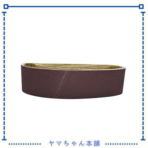 ◆商品名：ASENVER 研磨 ベルト 交換用 サンダー100mm 幅 915mm 粒度 40#~600# ペーパー 10枚 10枚 入り (#320)