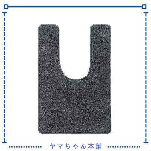 トイレマットラグジュアリー トイレマット 洗える 敷物 吸水速乾 ふかふか 滑り止め ロング トイレマットジャンボ カーペット アイボリー