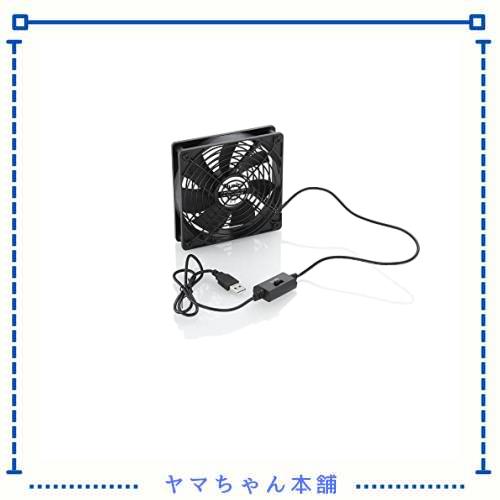 ◆商品名：Nurisi 120mm USB冷却ファン送風機 ファン 静音 スピード 3段階調節 強力 12cm パソコン 5V1000RPM/1200RPM/1500RPM USB FAN 卓上 Xb
