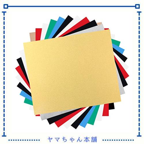 ◆商品名：HTVRONT 熱転写ラバーシートアイロンプリントシート 多色 7色10枚セット＆テフロンシート1枚 PU素材DIY用 約25*30cm Ｔシャツ 布 服 織物
